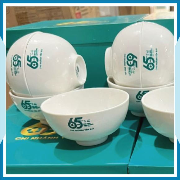 BỘ TÔ CHÉN ĐĨA SỨ - NGÂN HÀNG BIDV